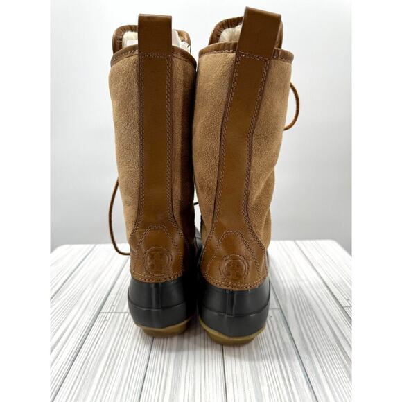 Tory Burch Brown and Black Ankle Boots - Picture 4 of 8